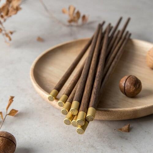 10 Pair Japanese Chopsticks Wood Chopsticks Set Healthy Chinese Chopsticks Reusable Food Sushi Sticks Kitchen Chop Sticks