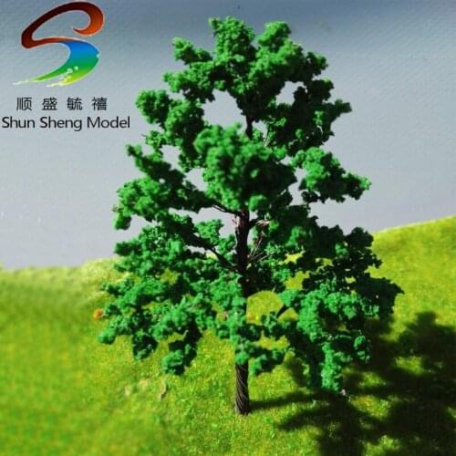 10pcs Scale Train Layout Set Model Scale Trees for Z Scale high 10cm
