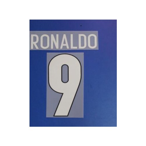 1998-1999 RONALDO Nameset Soccer Printing Patch