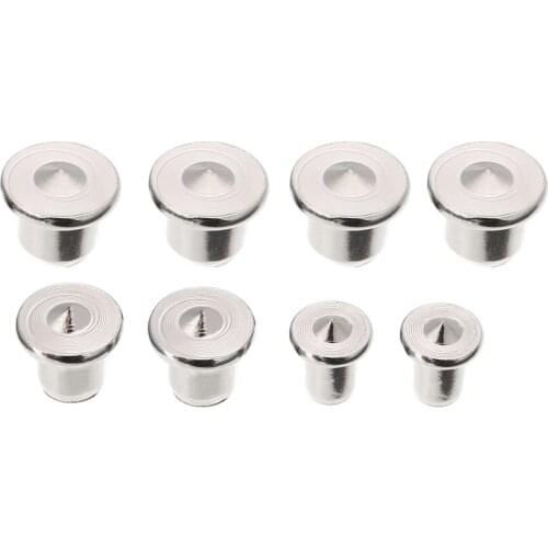 8Pcs/set Dowel Pins Center Point Kit Woodworking Dowel Tenon Center Set Craft Clamp Steel Tools 6/8/10/12mm Hardware Tools