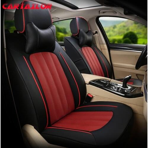 CARTAILOR Car Seat Cover & Accessories for Peugeot 206CC Seat Covers & Supports Leatherette & Cowhide Leather Cars Seats Cushion