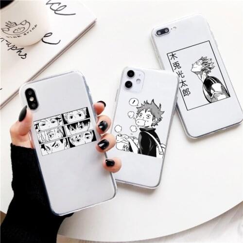 For Samsung Galaxy A72 A52 A32 A51 A50 A21S A12 A02S A20e A31 A30 A42 A41 A40 A71 A70 A6 A7 A9 2018 Haikyuu Love Volleyball Case