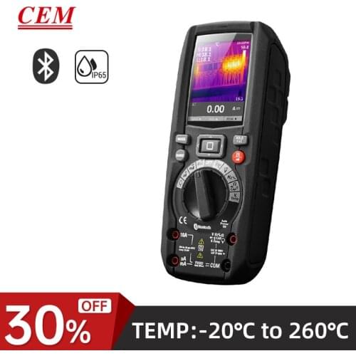 Digital Multimeter Profesional Industrial Infrared Thermal Imager Camera With Bluetooth True RMS CEM DT-9889 Two-In-One Tester