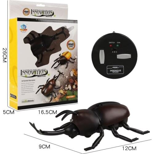 Spoof whole person infrared remote control beetle toy childrens products child play house toy creative novelty gift