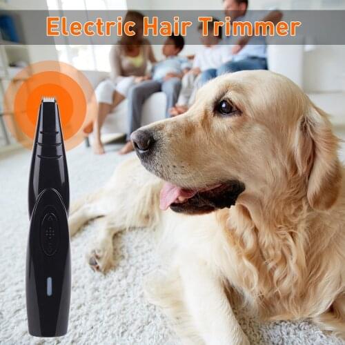 Pet Grooming Trimmer Clippers Cordless Machine Electric USB Rechargeable Butt Ear Eyes Paw Hair Cutter Scissor Set Tool 2021 Tr