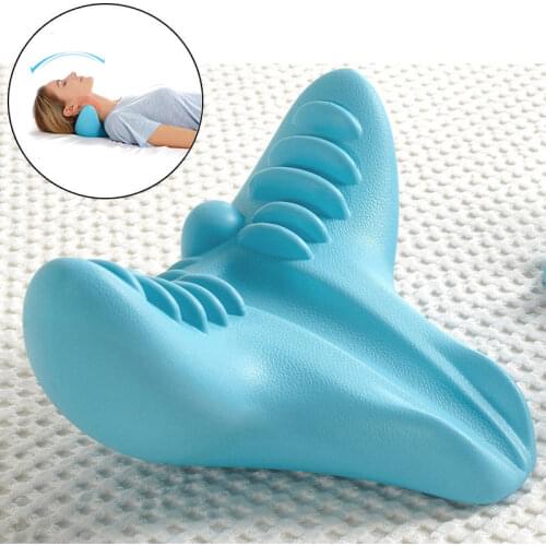 Portable neck massage pillow gravity acupressure massager Health Care Neck Cushion For travel Car Office orthopedic pillow