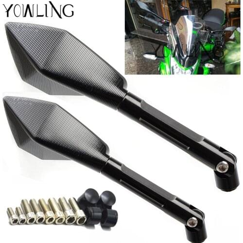 Motorcycle Side Mirrors Aluminium CNC Rearview Mirror For YAMAHA YZF R1 R6 R25 R3 XSR700 XSR900 TDM900 XJ6 V-MAX 1700 MT-10 MT09