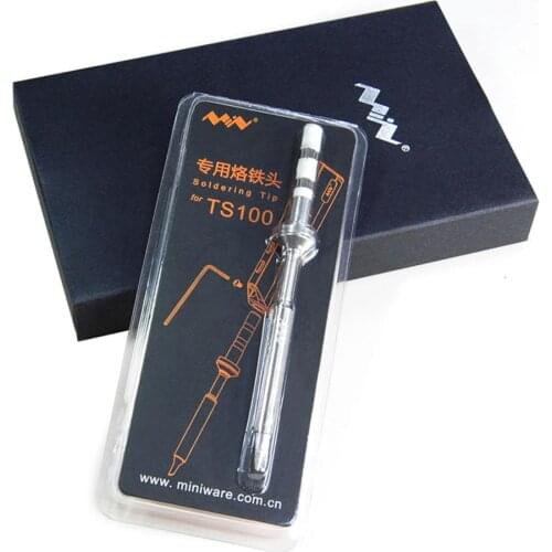 Original Soldering Iron Tip Replacement for Mini TS100 Portable Soldering Iron Station Kit【ONE Piece】B2 BC2 I KU K D24 C4 C1 ILS