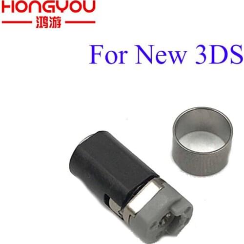 10Sets Original Rotating Shaft Spindle Hinge Axis Replacement for Nintendo new 3DS Hinge Axle Shaft with Hoop