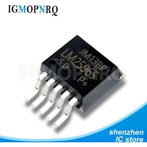 20PCS/Lot LM2596S-ADJ TO-263 LM2596S LM2596 150 kHz 3A Step-Down Voltage Regulator New Wholesale