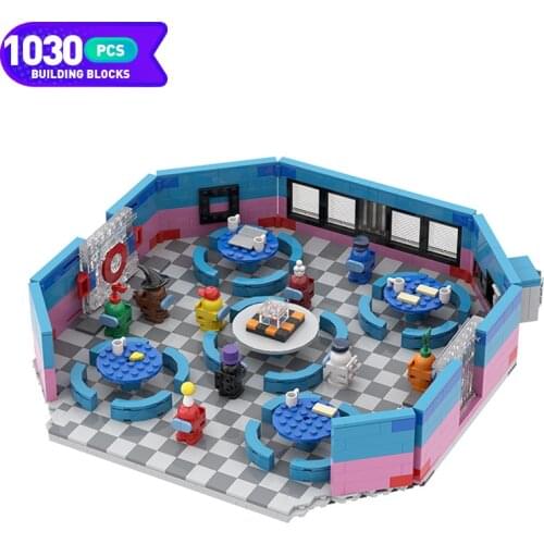 Moc Popular Game Series Scene Map Mini Character Image Creator Expert Building Block Model Modular Scene Children Boy Toy Gift
