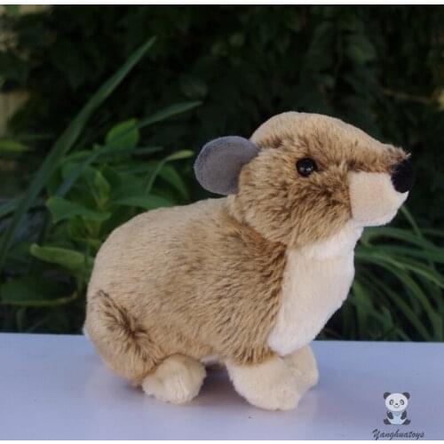 Cute Stuffed Animals Toy Children Holiday Gifts Real Life Plush Rock Hyrax Dolls Soft Model High Quality
