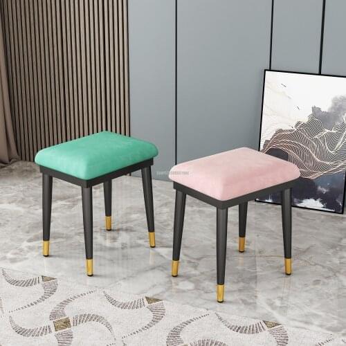 Nordic light luxury dressing stool modern minimalist home bedroom makeup chair net red ins dressing table stool manicure stool