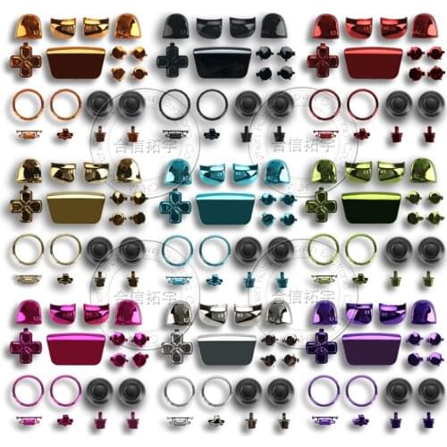 HOTHINK Replacement DIY Button For PS5 Controller Thumb Sticks Analog Grip Bullet Buttons Repair Kits for PS5 Accessories