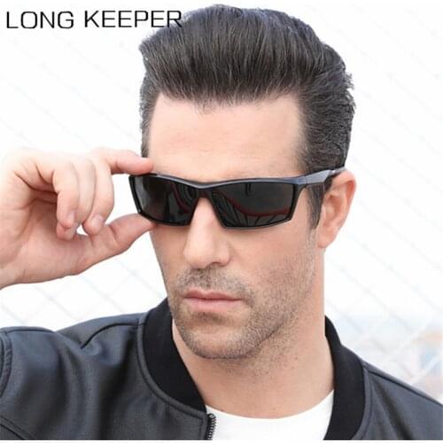 Retro Men Polarized Sunglasses Lens Square Sun Glasses Women Car Safe Driving Goggles Eyewear Black Night Vision gafas 1005