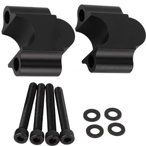 Universal Aluminum Alloy Handbar Riser 7/8'' 22mm Motorcycle Grips Handbar Rising Clamp(Electroplate)