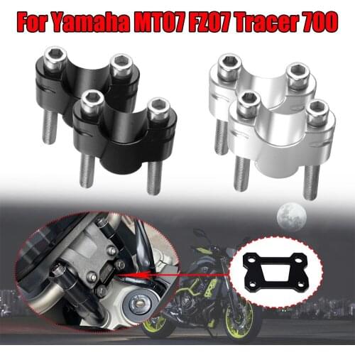 22mm 25mm Handlebar Riser Handle Bar Clamp For YAMAHA MT07 FZ07 TRACER 700 FZ MT 07 Moto Cage 2014 2015 2016 2017 2018 2019 2020