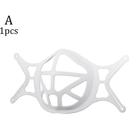 1/5Pcs Silicone Three-dimensional Face Mask Bracket Holder Waterproof Inner Mask Bracket Reusable Support Mask Frame Breath V0S9