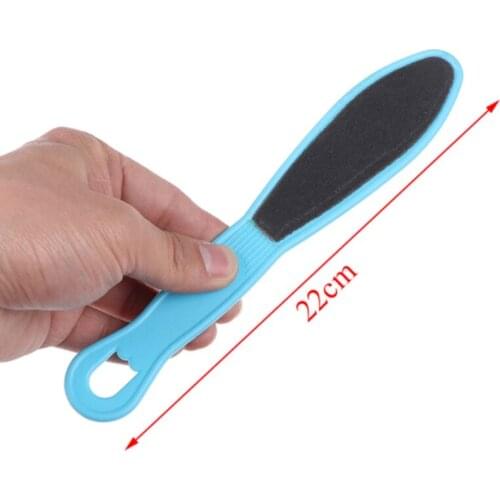 1PCS Double Sides Foot File Foot Rasp Pedicure Tools Feet Dead Skin Callus Remover Sandpaper Plastic Handle Foot Care