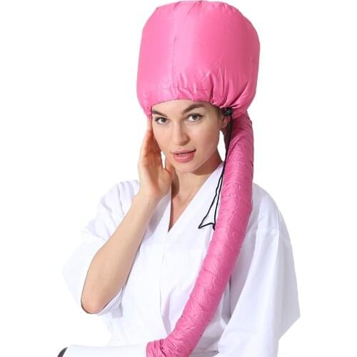 1pc Hair Drying Cap Home SPA Warm Air Drying Nourishing Thermal Treatment Adjustable Steamer Hair Blow Quick Dryer Cap for Women
