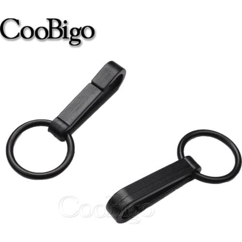 10Pcs Gloves Snap Hooks Keychains Pets Collar Buckles Black Plastic for Bags Straps Fastener Backpack Belts DIY Accessories
