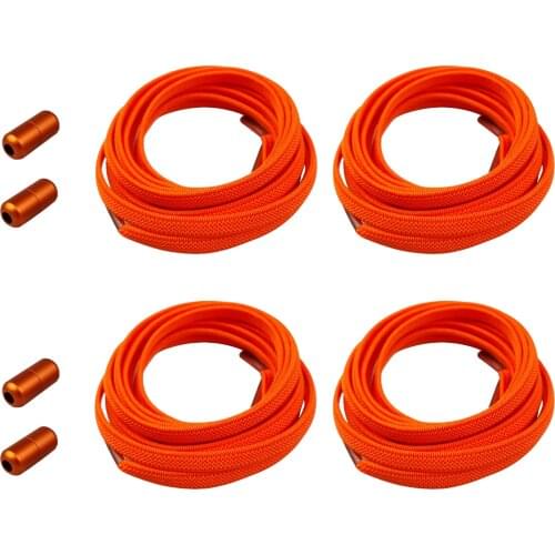 4pcs Accessories Portable For Trainers Without Ties Elastic Shoelaces With Buckles Long Easy Use Sneakers Quick Release Durable