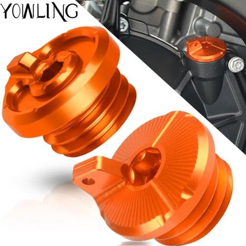 FOR 690 R 690 IIII 2013 2014 2015 2016 2017 2018 Motorcycle Aluminum Engine Oil Filler Plug Fuel Gas Cap Cover