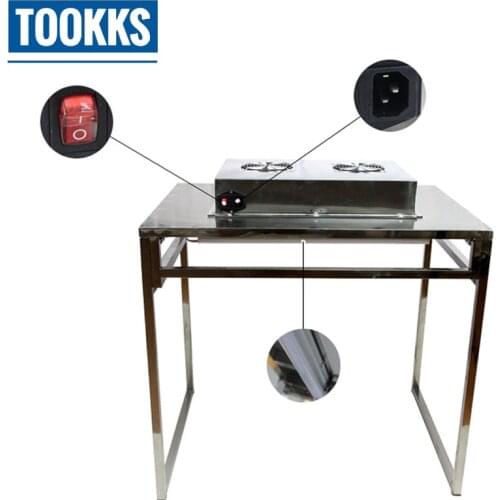 TBK TBK-805 Dust Free Room Aluminum Work bench with Anti-static Curtains Iron Workbench With Cleaning Room