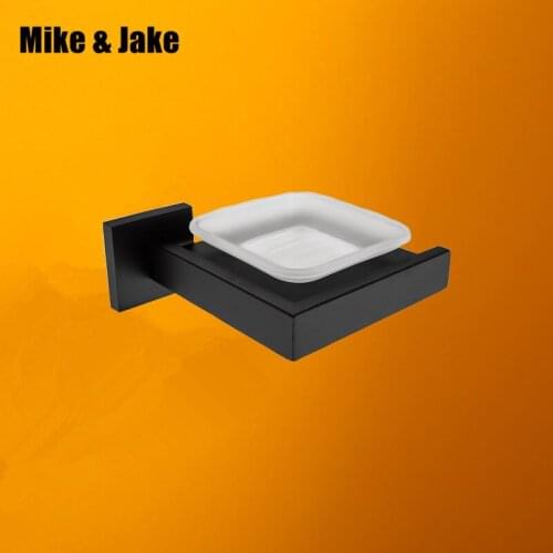 Black Stainless steel 304 bathroom soap dishes bathroom soap holder shelf chorm soap dish bathroom hardware accessories