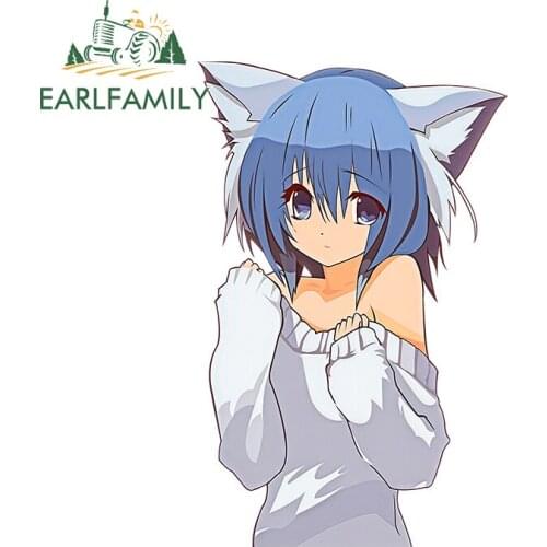 EARLFAMILY 13cm x 10.1cm for Yozakura QuartetVintage Motorcycle Racing Car Sticker Creative Graffiti Stickers DIY Window Decal