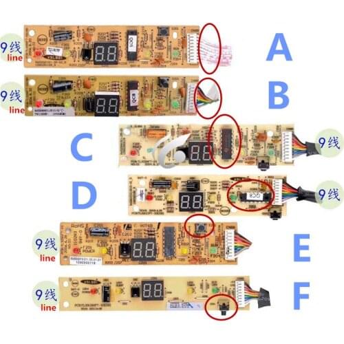 Good working for Air conditioning display board remote control receiver board plate 1090350005 1090251109