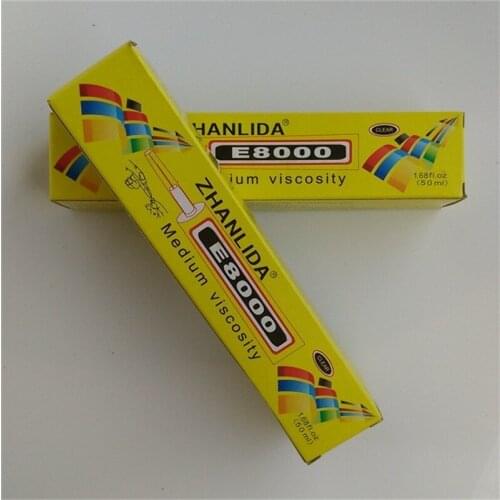 3Pcs/Lot 50ML E8000 Glue For Cell Phone Adhesive Epoxy Resin Diy Crystals Rhinestones Wholesale Free Shipping