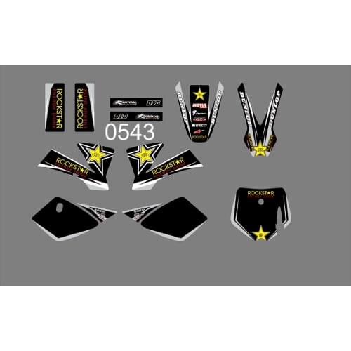 3M 0543 3M Motorcycle Team Graphic & Backgrounds Decal Stiker Kits for KTM SX50 2002 2003 2004 2005 2006 2007 2008