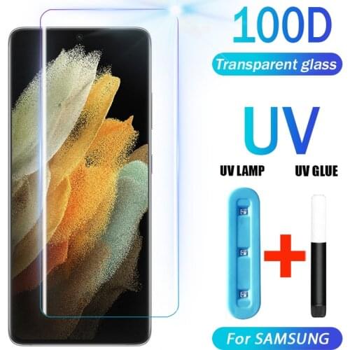 OYIOM Protective Glass On The Phone