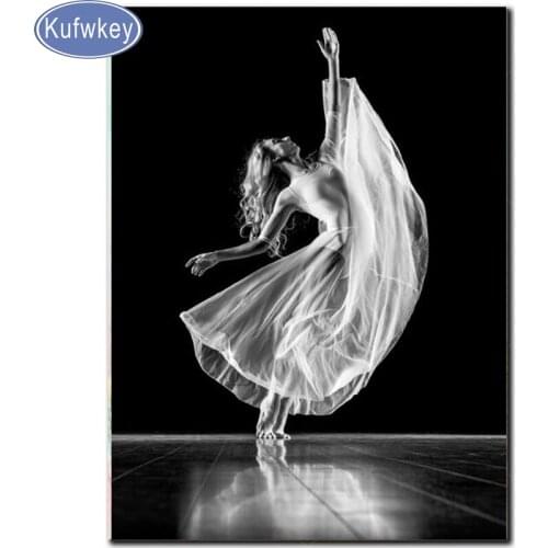 Full Resin Square Round Diamond Painting Ballet 3D Diamond embroidery dancer girl Needlework Mosaic Diamond Cross Stitch Kits