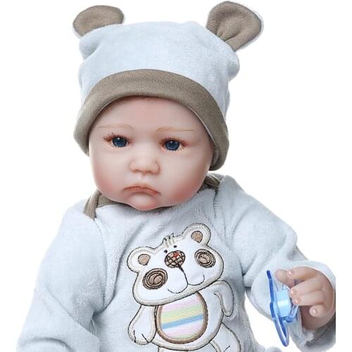 NPK 40CM reborn baby premie doll lifelike little boy baby in blanket hand rooted hair high quality doll colllectibles