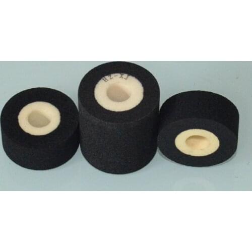 Black Diameter 36mm Height 32mm manual inking roller for HZ 100 coding machine