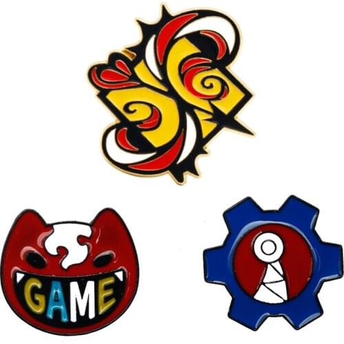 SK8 The Infinity Brooches&Pins Game Jewelry Enamel Pin Unisex Brooch Gift
