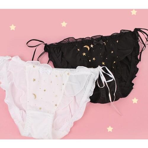 White/Black cat cotton brief/womens cotton brief /womens underwear/cotton brief for women for ddlg diaper lover