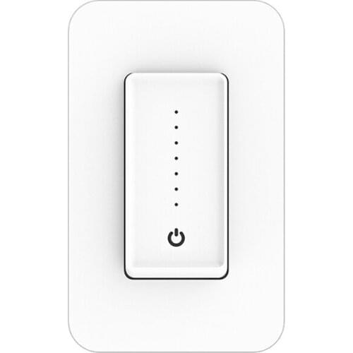 WiFi Smart Light Dimmer Switch Smart Life/Tuya APP Compatible with Alexa Home for Voice Control,No Hub Required