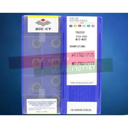 RDKW10T3MO YBG202 (10pcs/Lot) Diamond Brand Cemented Carbide CNC Cutting Tools Inserts