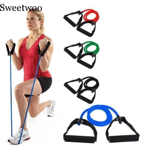 120cm Elastic For Fitness Resistance Bands Workout Sports Bands Yoga Rubber Tensile Pull Rope Expander Yoga Pull Rope