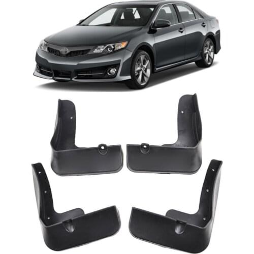 4pcs Molded Car Mudflaps Front Rear Mudguards For 2012-2014 Toyota Camry SE Sport Model Splash Guards Mud Flap Car fender Flares