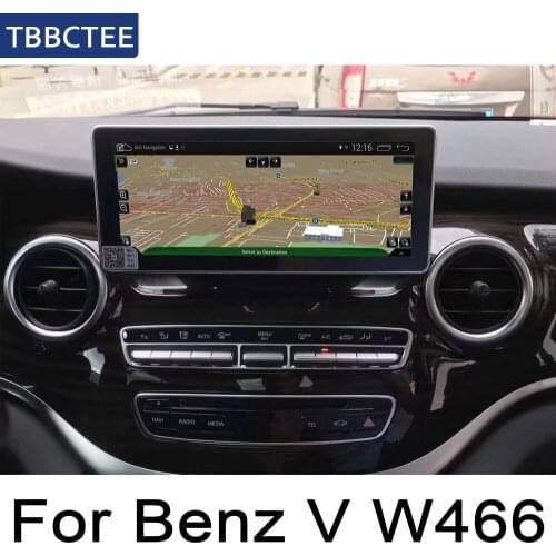 For Mercedes Benz V Class W446 2016 2017 2018 2019 NTG Android IPS car player original Style HD Screen Autoradio gps navigation