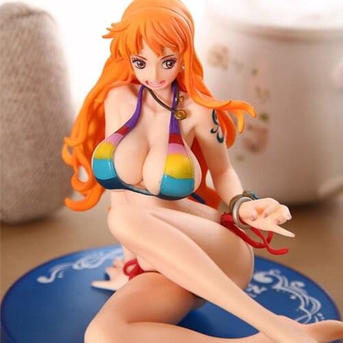 18CM Nami Swimsuit One Piece Limited Edition Action Figure Model Toys For Children Birthday Gift Movie Fans Collection