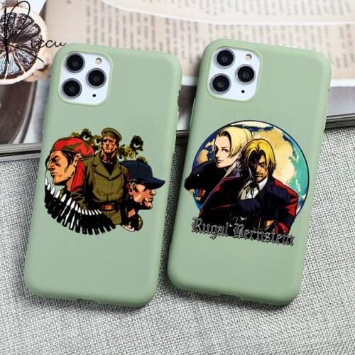 Chenel King of Fighters Phone Case for iPhone 12 mini 11 Pro Max X XR XS 8 7 6s Plus Candy green Silicone Cases