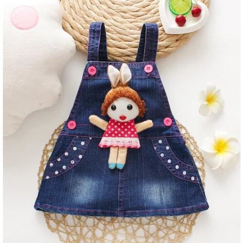 DIIMUU Toddler Baby Clothing Girls Skirts Cute Princess Casual Girl Denim Skirts Children Clothes Summer Fashion Shorts Skirts