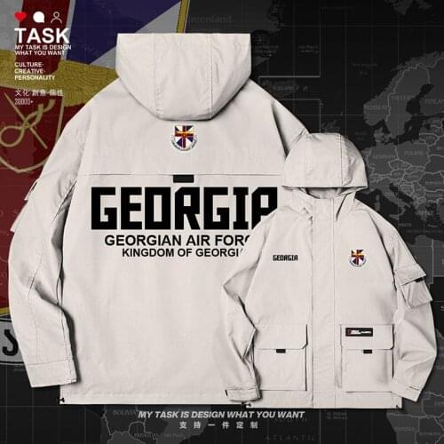 Georgia GEO Georgian men jacket hooded air force logo army fan new printed Military chaquetas hombre coat top autumn clothes