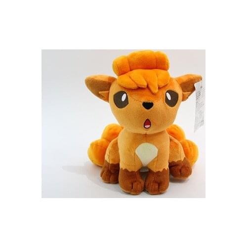 Original Anime Games Pokemon Characters Vulpix Plush Toy 24CM Stuffed Toys A Birthday Present For Fhildren