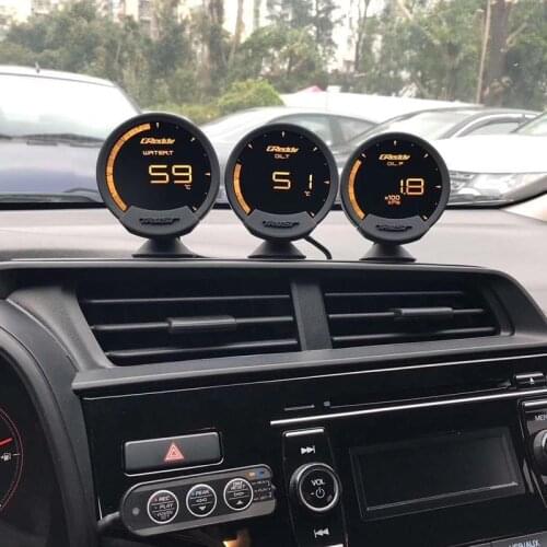 Greddi Sirius Gauge Turbo Boost Exhaust Water Oil Temp Oil Press RPM Speed Fuel pressure EGT Air-fuel ratio EGT Meter 7 Colors